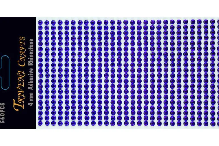 Rhinestone Dot Stickers – 3mm – Clear