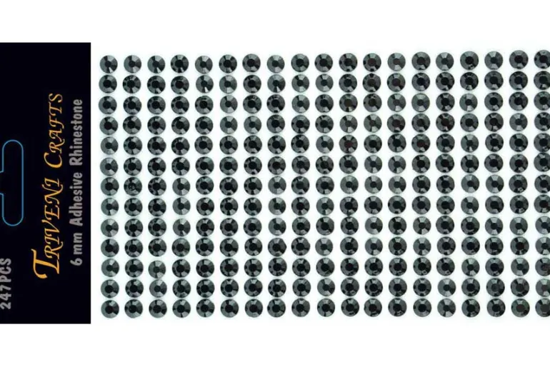 Rhinestone Dot Stickers – 3mm – Clear