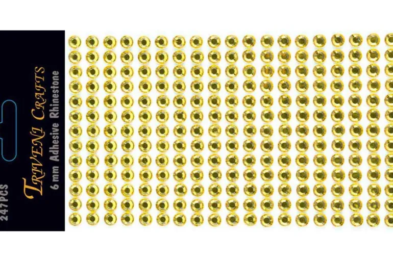 Rhinestone Dot Stickers – 3mm – Clear