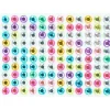 Rhinestone Dot Stickers – 6mm – Dark Purple