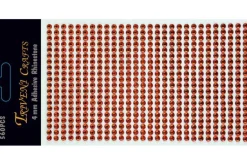 Rhinestone Dot Stickers – 6mm – Emerald