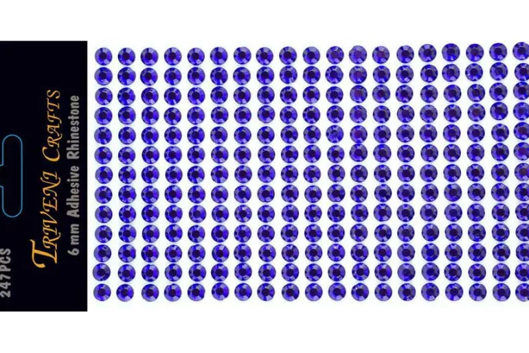 Rhinestone Dot Stickers – 4mm – Emerald