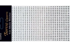 Rhinestone Dot Stickers – 4mm – Emerald