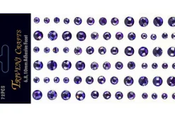 Rhinestone Dot Stickers – 4mm – Emerald