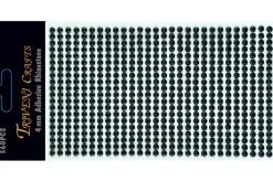 Rhinestone Dot Stickers – 4mm – Emerald