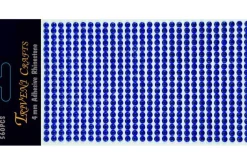 Rhinestone Dot Stickers – 4mm – Emerald