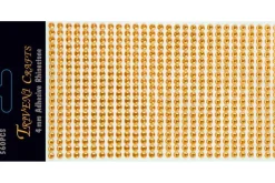 Rhinestone Dot Stickers – 4mm – Emerald