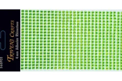 Rhinestone Dot Stickers – 4mm – Emerald