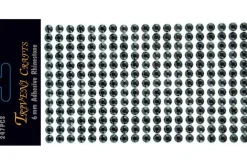 Rhinestone Dot Stickers – 4mm – Emerald