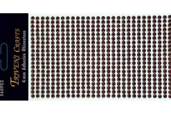 Rhinestone Dot Stickers – 4mm – Emerald
