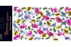 Rhinestone Dot Stickers – 4mm – Emerald