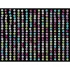 Rhinestone Dot Stickers – 4mm – Multi