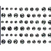 Rhinestone Dot Stickers – 4mm – Navy