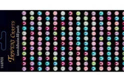 Rhinestone Dot Stickers – 6mm – Orange