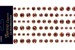 Rhinestone Dot Stickers – 3mm – Red