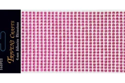 Rhinestone Dot Stickers – 3mm – Red