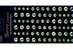 Rhinestone Dot Stickers – 3mm – Red