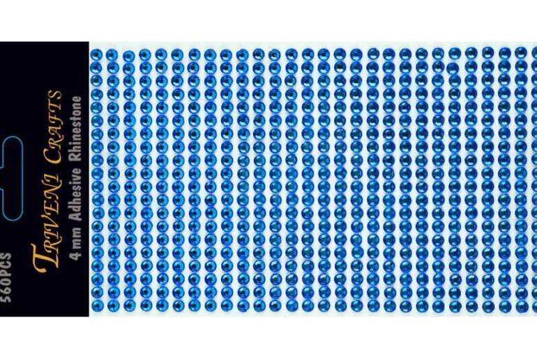 Rhinestone Facet Stickers – 6-10mm – Clear