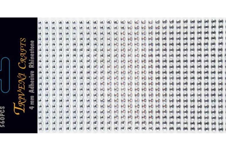 Rhinestone Facet Stickers – 6-10mm – Clear