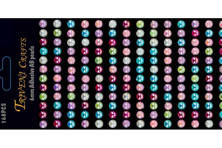 Rhinestone Facet Stickers – 6-10mm – Iridescent