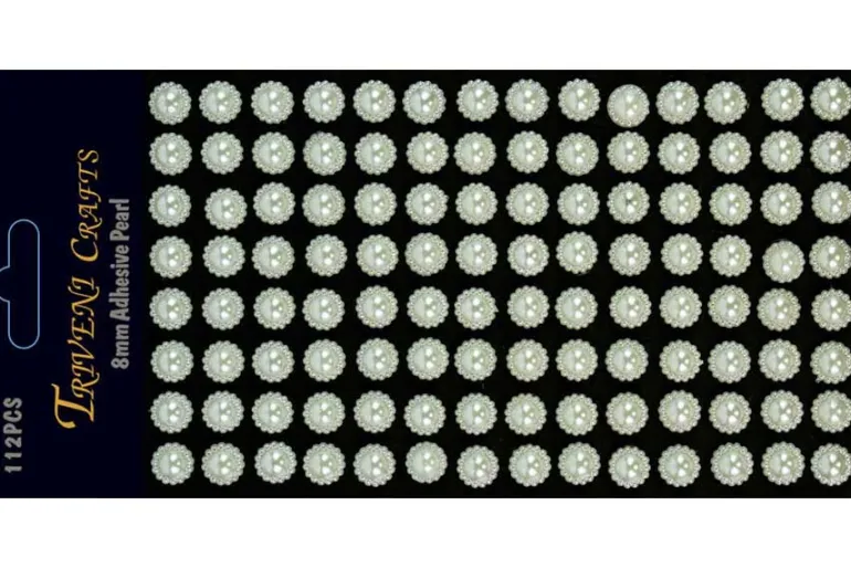Rhinestone Heart Stickers – 6-12mm – Red