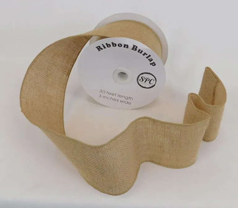 Ribbon – Wide Burlap – 1.5-inch