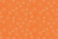 Riley Blake Halloween Glow in the Dark Ghosts on Black