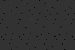 Riley Blake Halloween Tiny Ghosts and Stars on Purple
