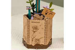 Robotime Rowood Wooden Bloom Craft – Pink Carnation