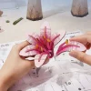 Robotime Rowood Wooden Bloom Craft – Pink Rose