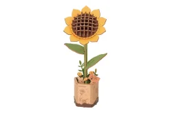 Robotime Rowood Wooden Bloom Craft – Sunflower