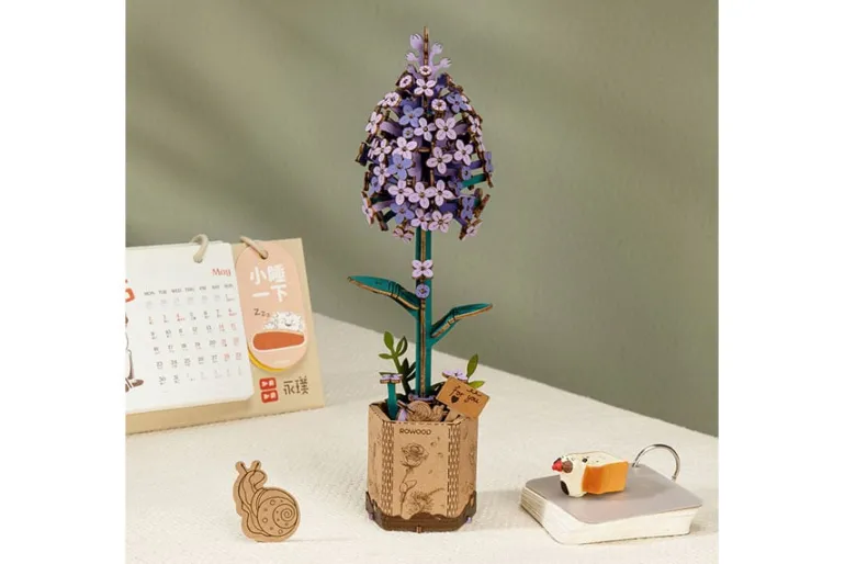 Robotime Rowood Wooden Bloom Craft – Sunflower