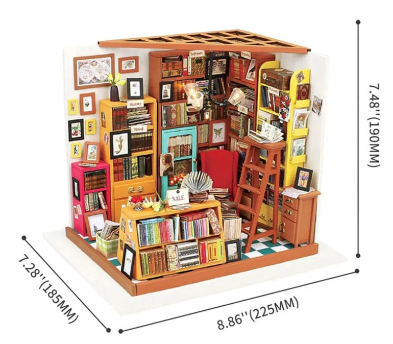 Robotime – Sams Study DIY Miniature House