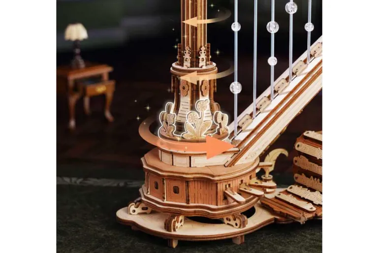 ROKR Magic Harp Music Box Wooden 3D Puzzle