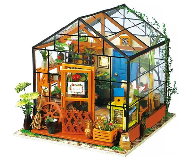 Rolife A-Frame Cabin DIY Miniature House Kit