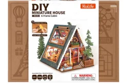 Rolife A-Frame Cabin DIY Miniature House Kit