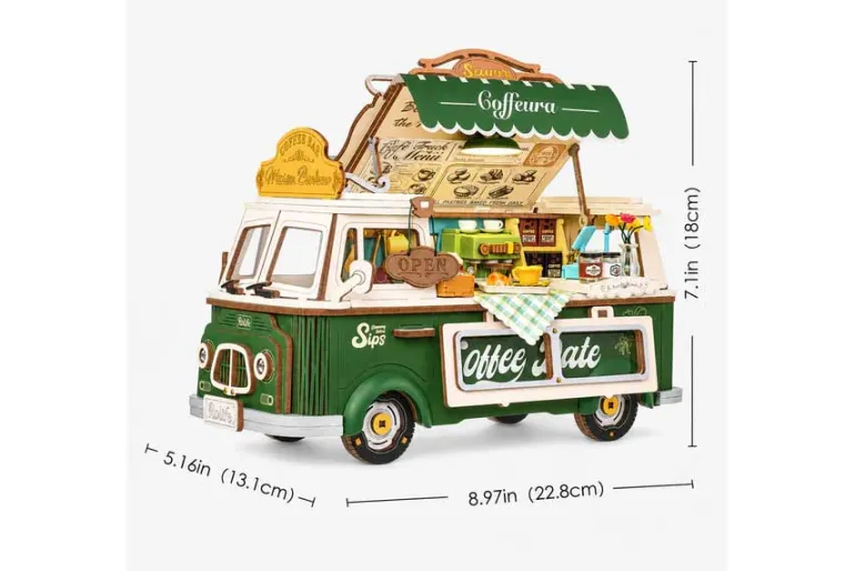 Rolife Leo’s Coffee Truck 3D Wooden Puzzle