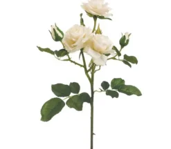 22.5″ Rose Spray, Cream