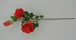 30″ Rose Stem, Red