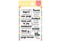 Round Bookmark – Book Lover Stamp Set