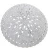 Round Grey Place Place Mats – 4 Piece