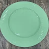 Round Metal Plate – Mint