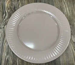 Round Metal Plate – Pink