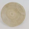 Round Wood Disc with 3 Black Hairpin Legs