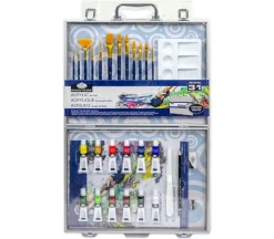 Royal Aluminum Box Set – Acrylic – 32 Piece