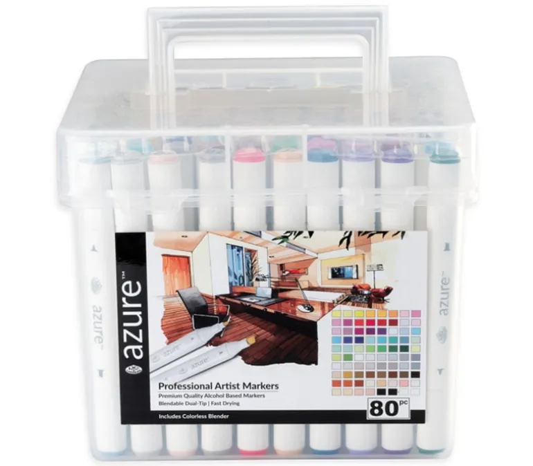Royal Azure Dual Tip Marker Set (view sets)