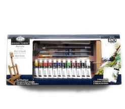 Royal Brush Acrylic Easel Set – 20 Piece