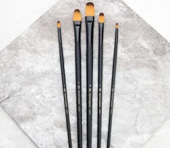 Royal Brush Essentials Golden Talon Filbert Brush Set – 5 Piece