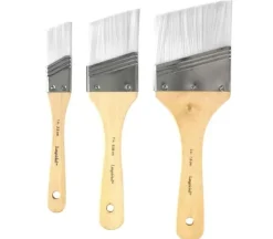 Royal Brush Gold Taklon Angular Brush Set – 3 Piece