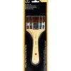 Royal Brush Large Area Brown Camel Hair Brush Set – 3 Piece